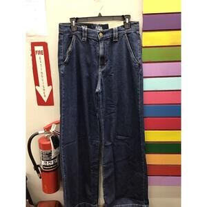 A.n.a. High rise wide leg dark rinse super soft jeans size 10 new jcp